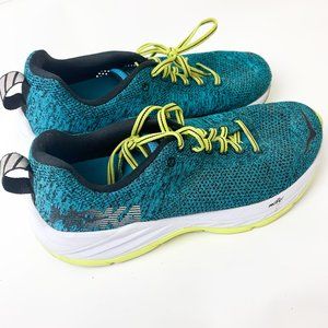 Men's Hoka One One Mach ProFly Running Shoe Green Teal